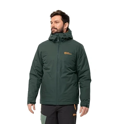 Image of Jack Wolfskin Men&#039;s Wisper Ins JKT M Jacket, Black Olive, XXL