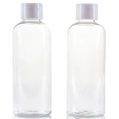 Image of 2X 100ml Holiday Travel Bottles Clear Airport/Flight Security Approved Containers