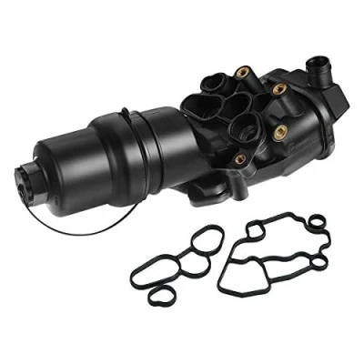 Image of Oil Filter Housing Compatible with A3 A4 TT Altea Exeo Leon Toledo III Octavia II EOS Golf V VI J e t a P S Polo c i r o 2004 2019