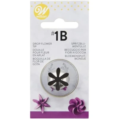 Image of Wilton Extra Large Drop Flower Piping Tip #1B, 4.32 x 4.57 9.5 cm