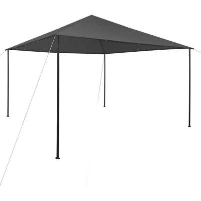 Image of vidaXL Gazebo 4x4x3 m Anthracite 180 g/m²