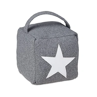 Image of Relaxdays Star Door Stop, Grey, 20 x 15 cm