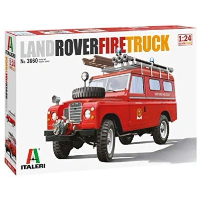 Image of Italeri ITA3660 3660 Land Rover Fire Truck Automodell Bausatz 1:24 Model kit, Unlackiert, Small