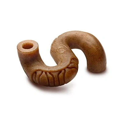 Image of Benebone Tripe Bone Indestructible Dog Chew Toy For Aggressive Chewers, Long Lasting Tough Boredom Breaker Dogs, Real Beef Flavour, Small Made in the USA