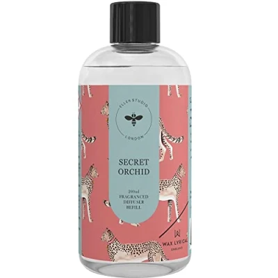 Image of Wax Lyrical Ellen Studios, Refill 200ml Secret Orchid, Dark Pink, one Size