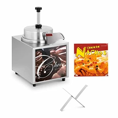 Image of Royal Catering Sauce Dispenser with Heating Function Condiment Pump Chocolate Nacho Cheese 4.5L RCKW 1.0 (Stainless Steel, 500W, 35 99 C)