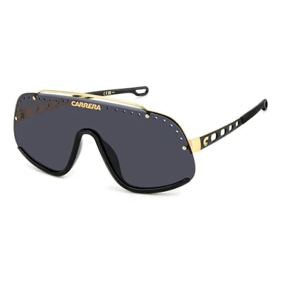 Image of Carrera Flaglab Unisex Sunglasses black/goldcoloured, Size: One Size, Black/gold coloured