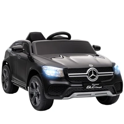 Image of Mercedes Benz glc Licensed Kids Ride on Car with Remote, Black Aiyaplay