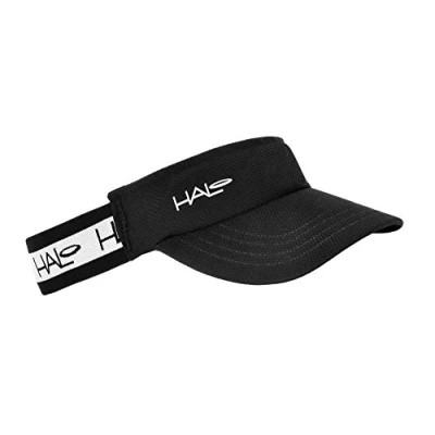 Image of Halo Headband womens Visor, Black, Small Medium US