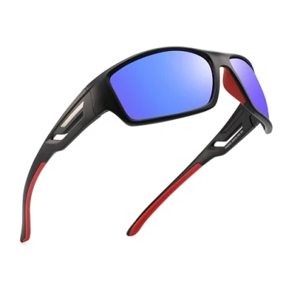 Image of PUKCLAR Polarised Sports Sunglasses for Men Women Driving Cycling Running Fishing Goggles Frame
