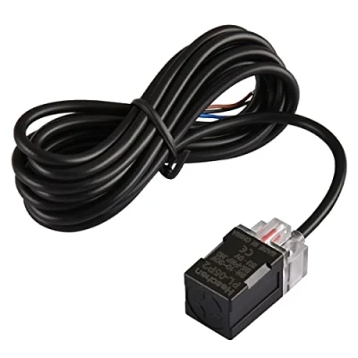 Image of Heschen Square Inductive Proximity Sensor Switch, Non Shield Type, PL 05P2, Detector Distance 5mm, 10 30VDC 200mA, PNP Normally Closed(NC), 3 Wire
