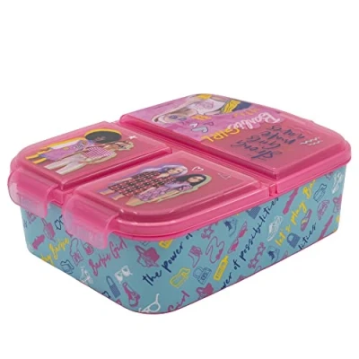 Image of Stor Barbie Sandwich Box Lunch 3 Compartments