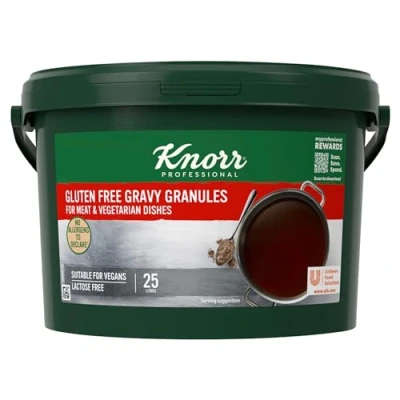 Image of Knorr Gluten Free Gravy Granules for Meat Dishes, 25 Litres