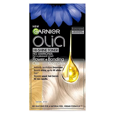 Image of Garnier Olia Toner 10.01 After Bleach Platinum Blond 243g