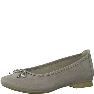 Image of Jana Women&#039;s 8 22164 41 Ballet Flat, Light Grey 1, 4 UK
