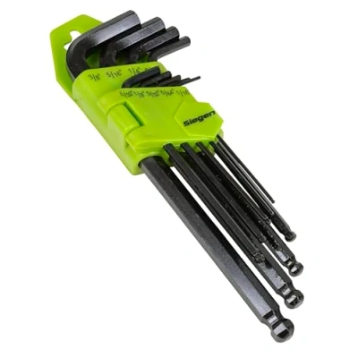 Image of Siegen Ball End Hex Key Set 9pc Long Imperial