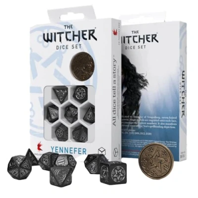Image of Q Workshop WYE37 The Witcher Dice Set: Yennefer Obsidian Star (7)