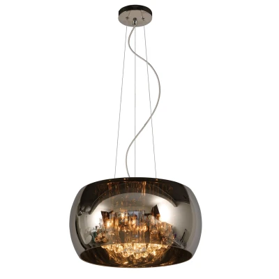 Image of Pearl Modern Pendant Light Ø 40cm 5xG9 Chrome