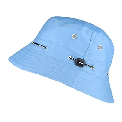 Image of Toutacoo, Summer hat, Sun Adjustable Bucket Hat Unisex (Light Blue)