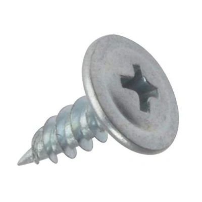 Image of Forgefix DWSWH13 Wafer Head Drywall Screw Zinc Plated
