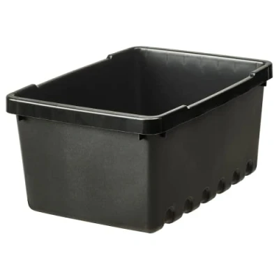 Image of I K E A 3X UPPSNOFSAD Storage box, black25x17x12 cm/4 l+ FREE FINCHLEY REFILL PEN