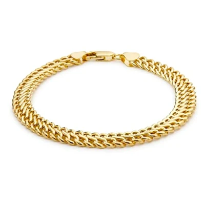 Image of Carissima Gold Women&#039;s 9ct Yellow Figure 8 Curb Bracelet of 19.5cm/7.75&quot;