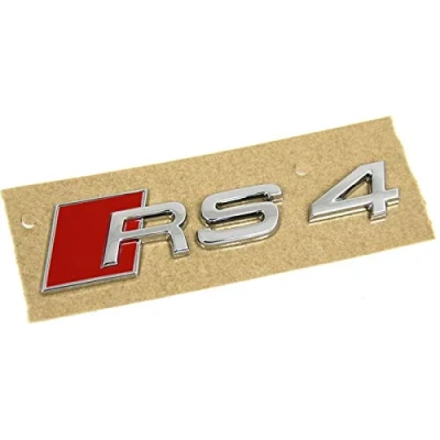 Image of Audi 8E0853601 Lettering RS4 Exterior Tuning Emblem Sign Logo