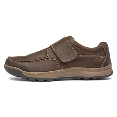 Image of Hush Puppies Men&#039;s Casper Moccasin, Brown, 9 UK