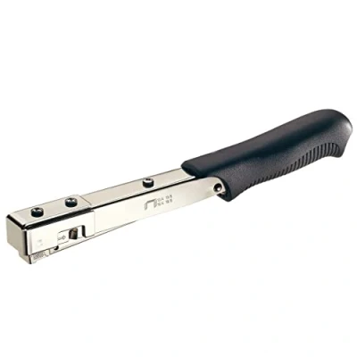 Image of Rapid Pro R19E Hammer Tacker for Labels/Posters/Textiles, Strong All Steel Construction, Lightweight Stapler, Uses Finewire Staples No. 13, 4 6mm, Boxed (20726001)
