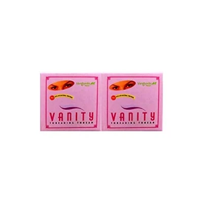 Image of VANITY 2 Spool x 300m Eyebrow Threading Thread Extra Soft Strong Anti Bacterial