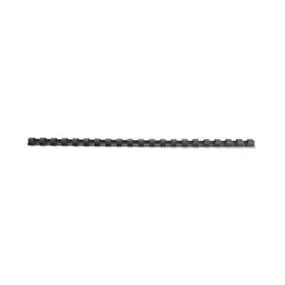 Image of GBC CombBind Binding Combs, 6 mm, 25 Sheet Capacity, A4, 21 Ring, Black, Pack of 100, 4028173