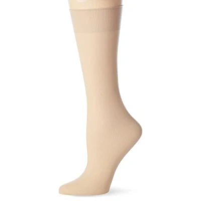 Image of Nur Die Women&#039;s 611625 30 DEN Knee High Socks, Brown (sahara 354), One Size