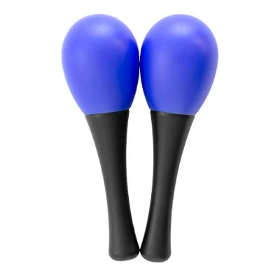 Image of Mad About MAR02 Mini Maracas in Blue, Egg Shaker Maracas, Pair of Percussion Shakers for Schools and Groups