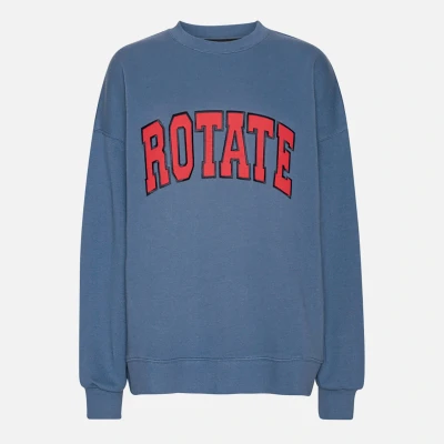 Image of Rotate Sunday Logo Cotton Jersey Sweatshirt S
