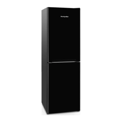 Image of MONTPELLIER MLF1770EK 50/50 Fridge Freezer Black, Black