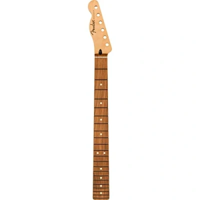 Image of Fender Player Series Telecaster Reverse Headstock Neck, 22 Medium Jumbo Frets, Pau Ferro, 9.5&quot;, Modern &quot;C&quot;