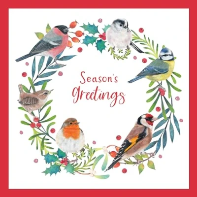 Image of Birds &amp; Foliage RSPB Luxury Christmas 10 Card Pack