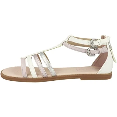 Image of Geox J Sandal Karly Girl, White Lt Rose, 11 UK Child