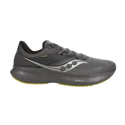 Image of Saucony Men&#039;s Ride 16 Sneaker, Gravel/Sulphur, 8.5