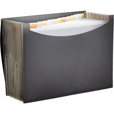 Image of Amazon Basics Expanding File, A4 Size Black