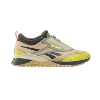 Image of Reebok Unisex Nano X4 Adventure Winter Training Shoes, Mushroom/Grey 6/ Digital Lime, 3 UK