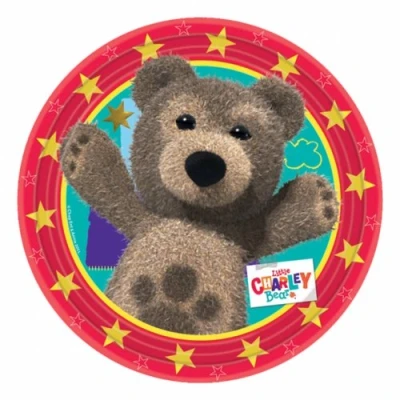 Image of Amscan 9 inch Little Charley Bear Plate