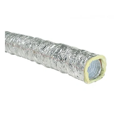 Image of 10 metre Length Vortice 46540 Aluminium Foil Insulated Flexible Ventilation Ducting for 100mm Extractor Fans