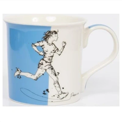 Image of The Leonardo Collection LP49499 Unravelled Sports Running Mug, Fine China, Boxed