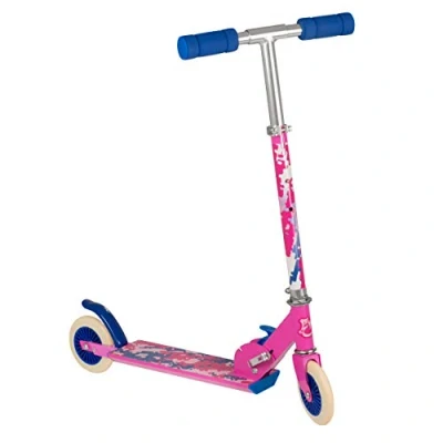 Image of Evo Pink Junior Inline Scooter Kids Outdoor Toy Scooters For Boys &amp; Girls