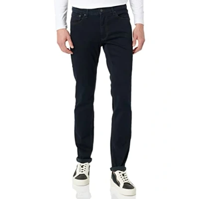 Image of BRAX Men&#039;s Style Chuck Hi Flex: Five Pocket Jeans, Blue (Dark 22), 33W / 34L