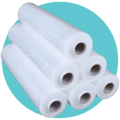 Image of Triplast Pallet Stretch Shrink Wrap Roll (400mm x 250m) Pick Qty &amp; Colour Heavy Duty Wrap, Industrial Packaging Cling Film, Strong Plastic Luggage (Clear, 6 Rolls)