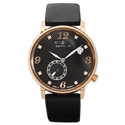 Image of Zeppelin Women&#039;s Analogue Swiss Quartz Movement Watch with Leather Strap 7633 2