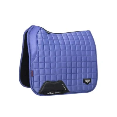 Image of LeMieux Dressage Loire Memory Square Saddle Pad Pads for Horses Equestrian Riding Equipment and Accessories (Bluebell Large)