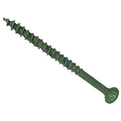 Image of ForgeFast Countersunk Decking Screws 4.5 x 60mm Green Elementech 2000 Tub 500